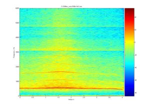 Spectrogramme du sifflet n° 2. © PHASE, Université de Toulouse